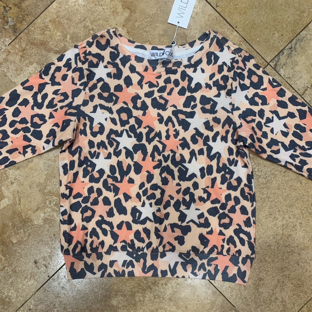 Wildfox Stars and Spots Baggy Beach Jumper Sweater